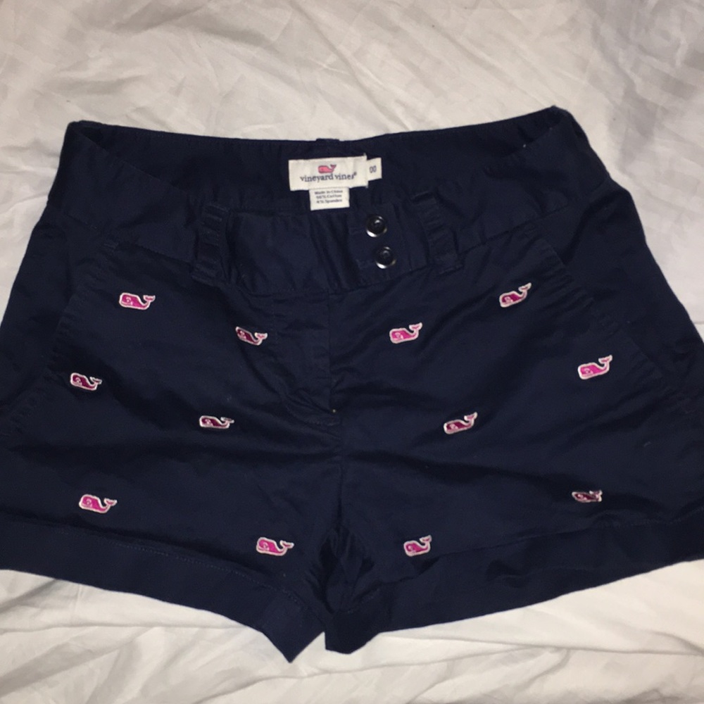 Womens 00 Vineyard Vines Whale Logo Shorts